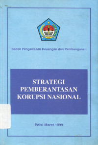 Strategi Pemberantasan Korupsi Nasional