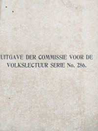Uitgave der Commissie voor De Volkslectuur Serie No. 286